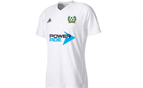 Official United FC Powerade White Cherry Jersey